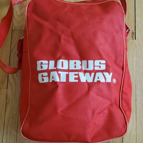 Vintage Globus Gateways Red messenger bag - Picture 2 of 7